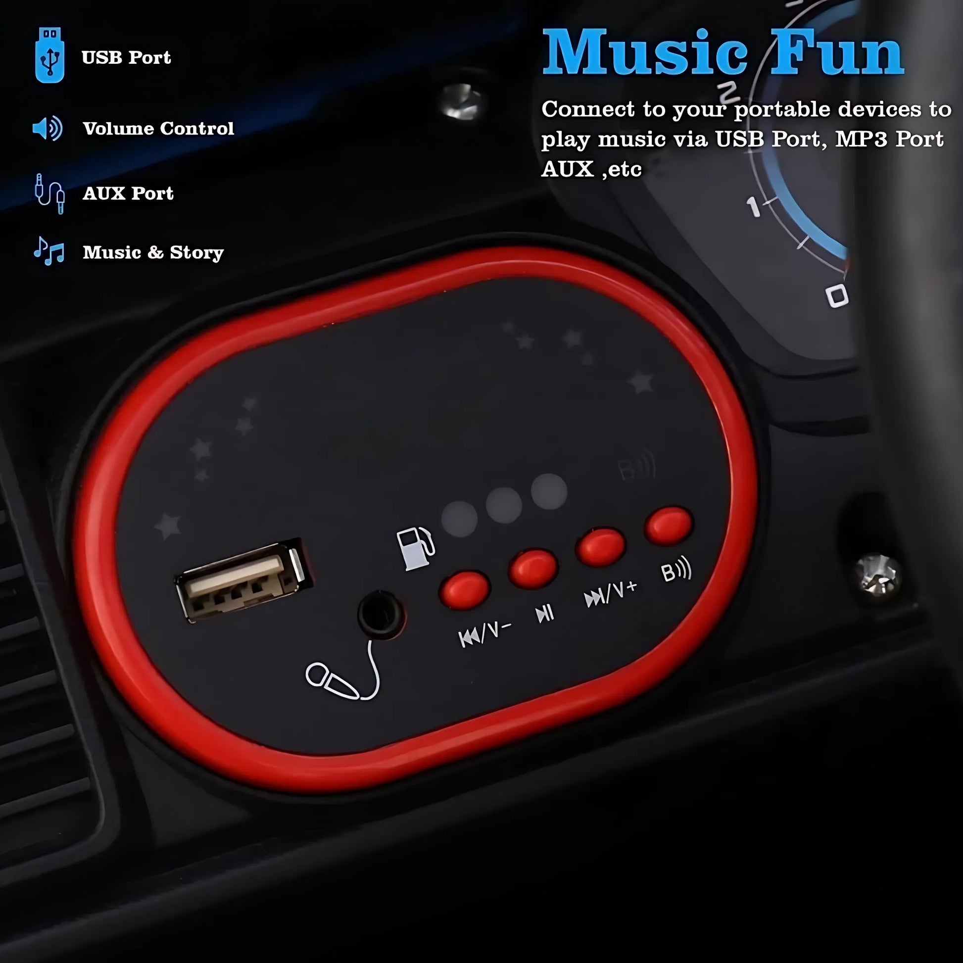 Pobo Premium Ride-On Jeep