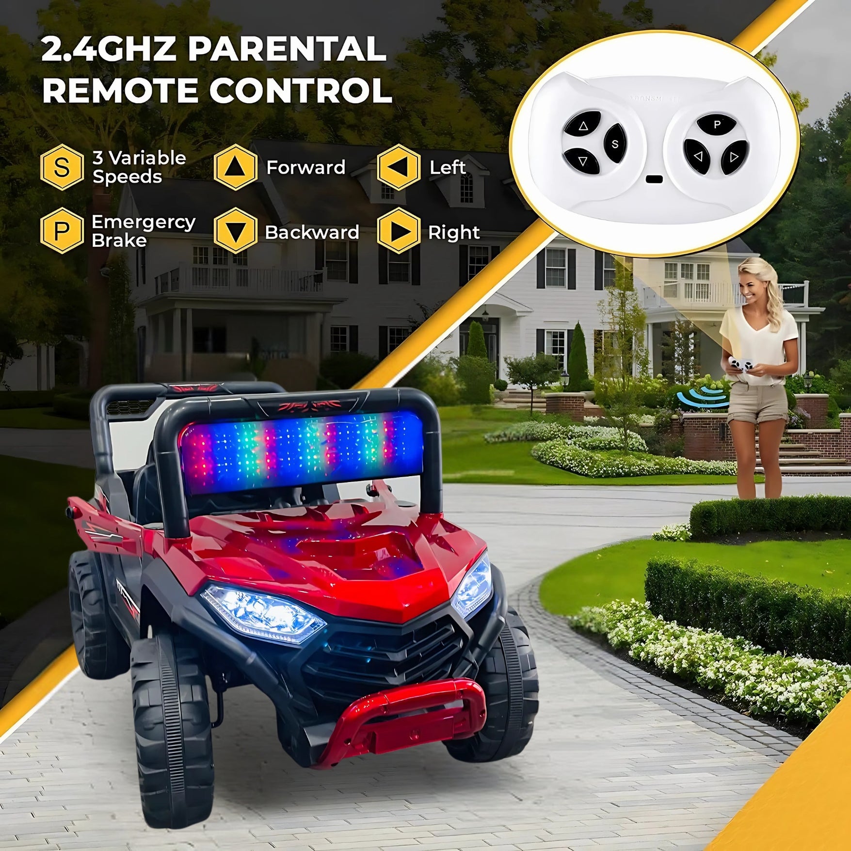 5588 Premium Ride-On Jeep