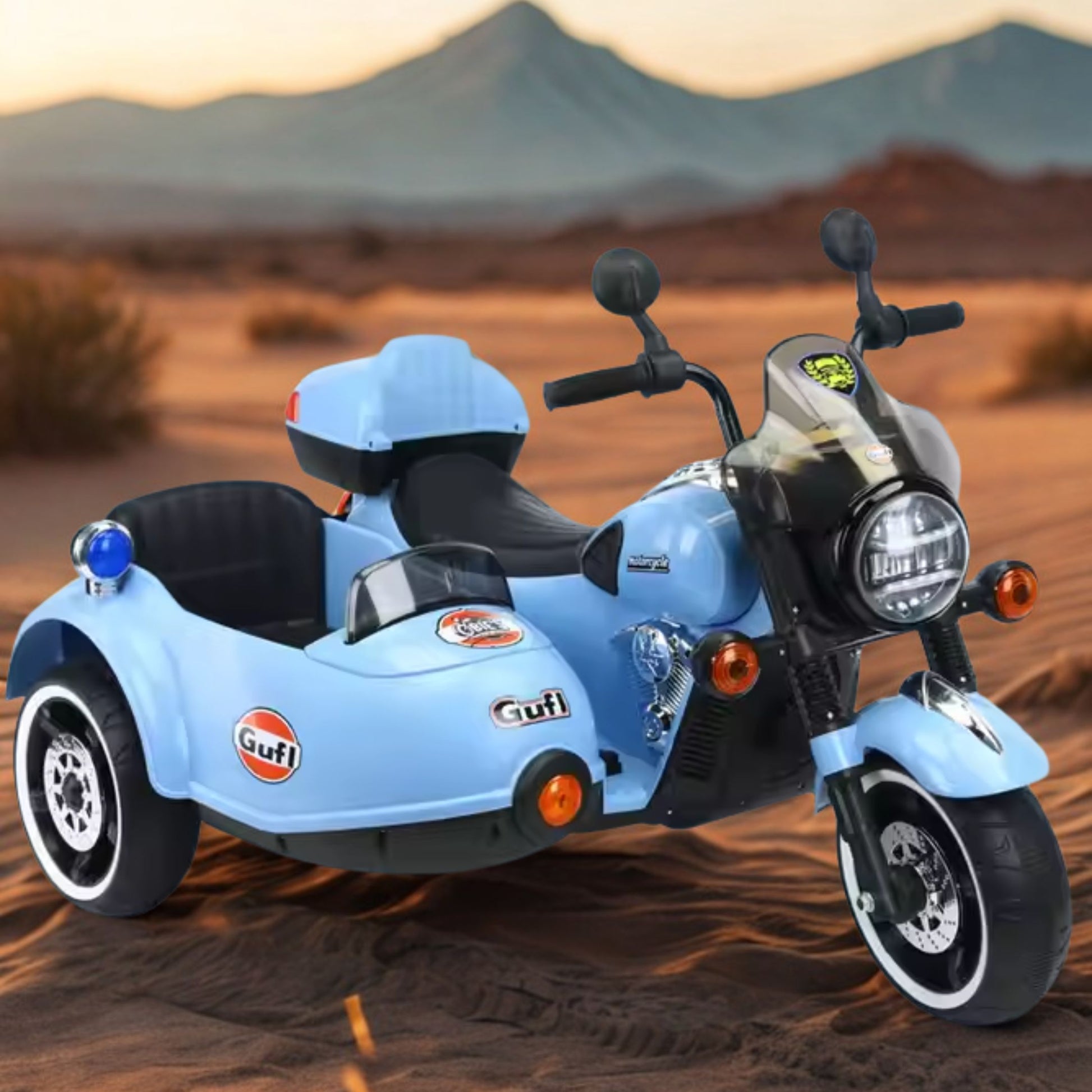 Model 903 – Kids Electric Trike with Sidecar