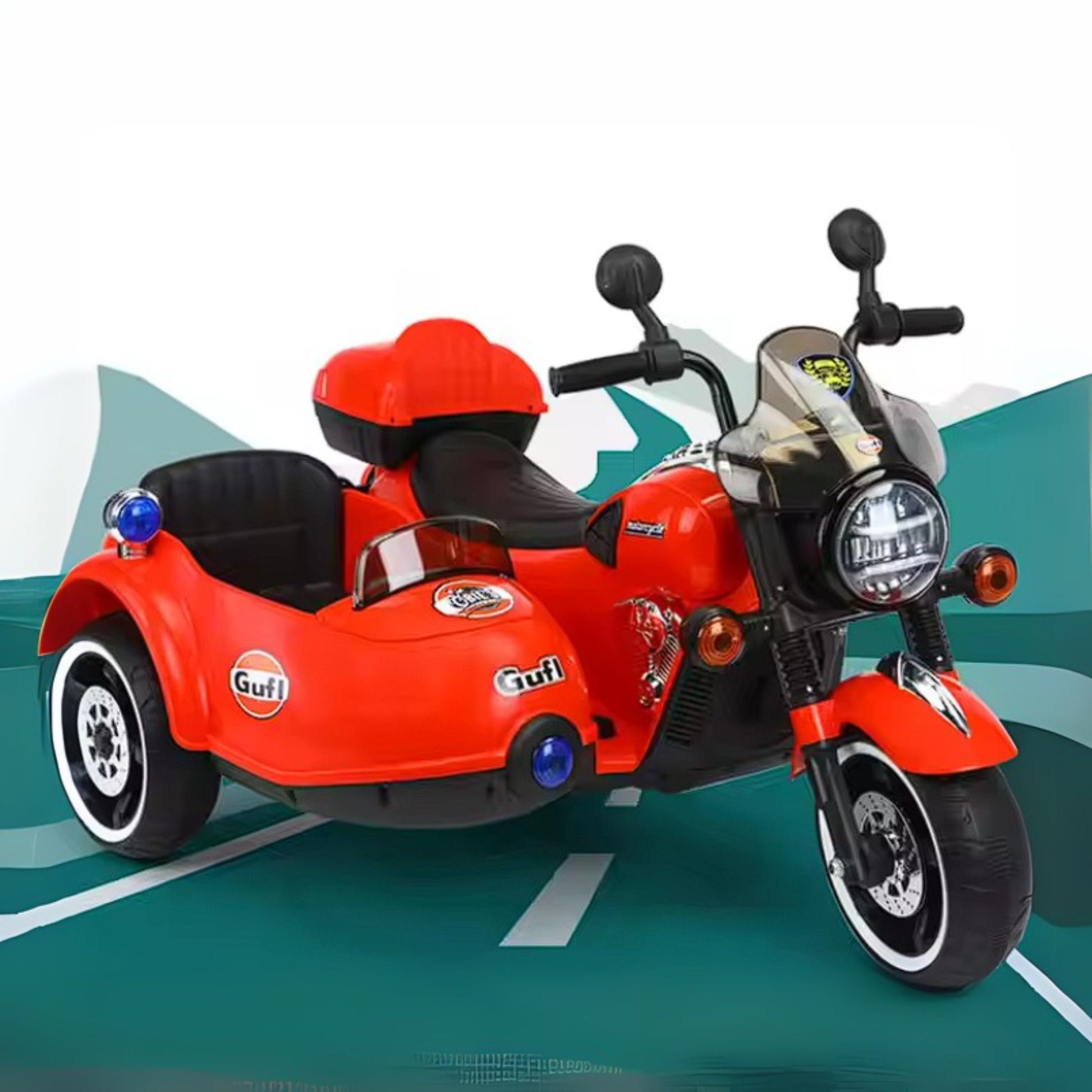 Model 903 – Kids Electric Trike with Sidecar