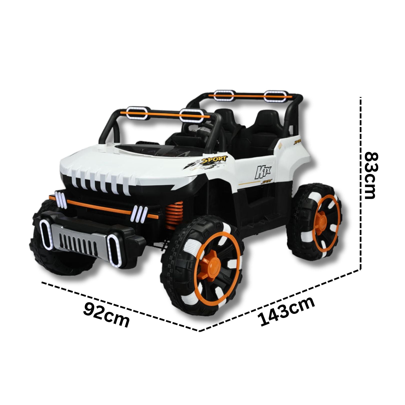 8688 Premium 2-Seater 4x4 Jeep