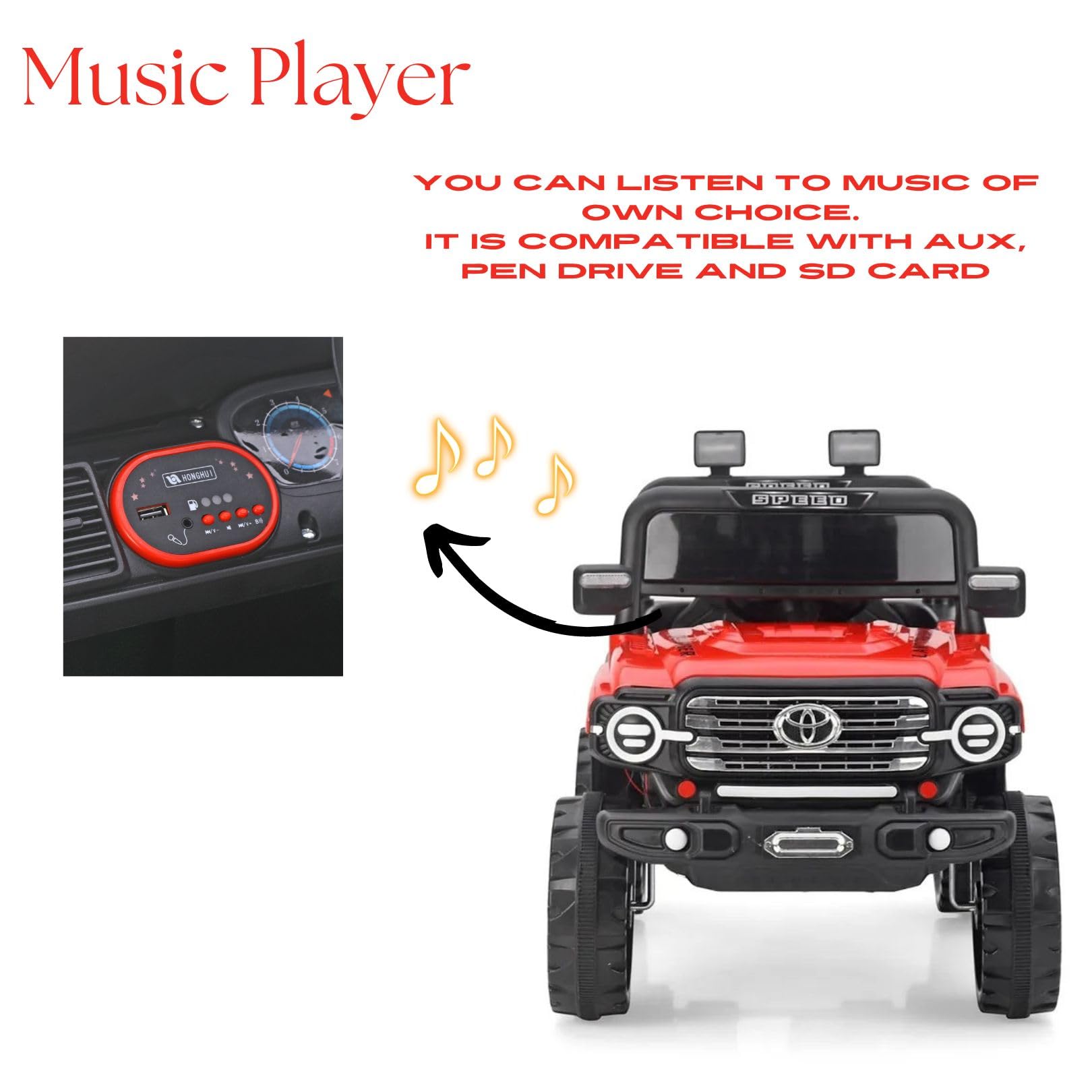 Model 906 Electric Off-Road Jeep for Kids