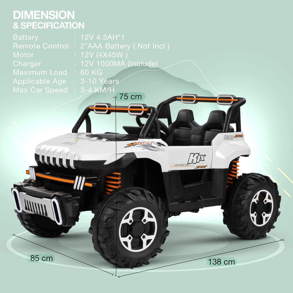 8688 Premium 2-Seater 4x4 Jeep