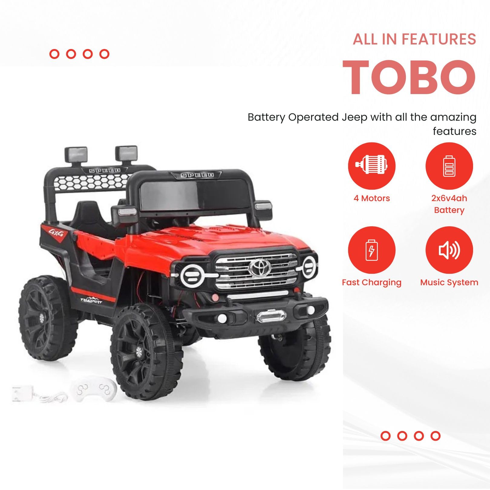 Model 906 Electric Off-Road Jeep for Kids