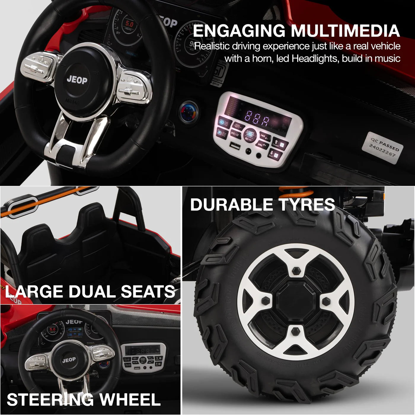 8688 Premium 2-Seater 4x4 Jeep