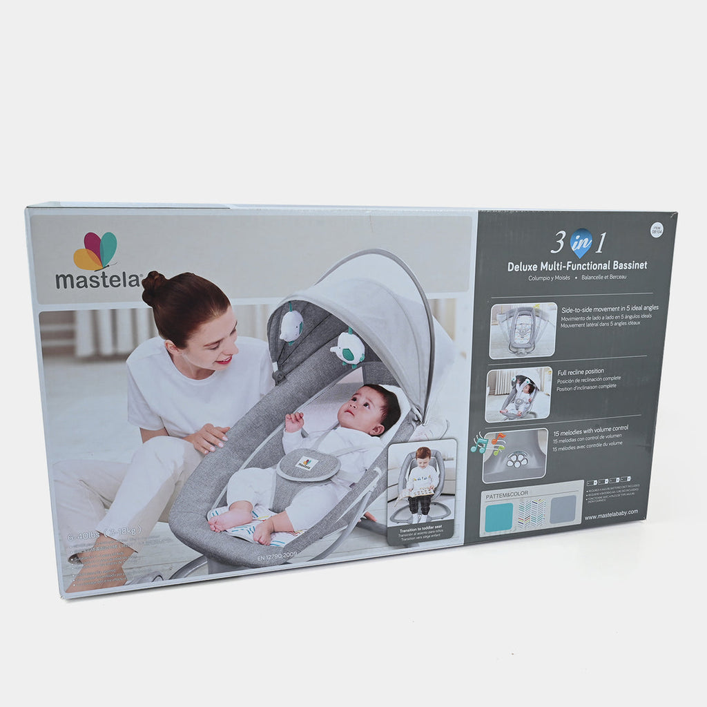 3-in-1 Multi-Functional Baby Bassinet Rocker by Mastela