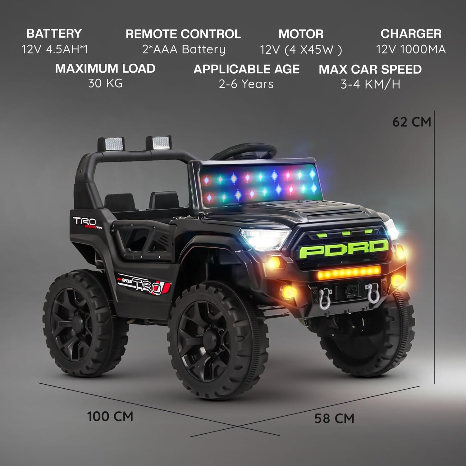 Model 505 Ride-On Jeep