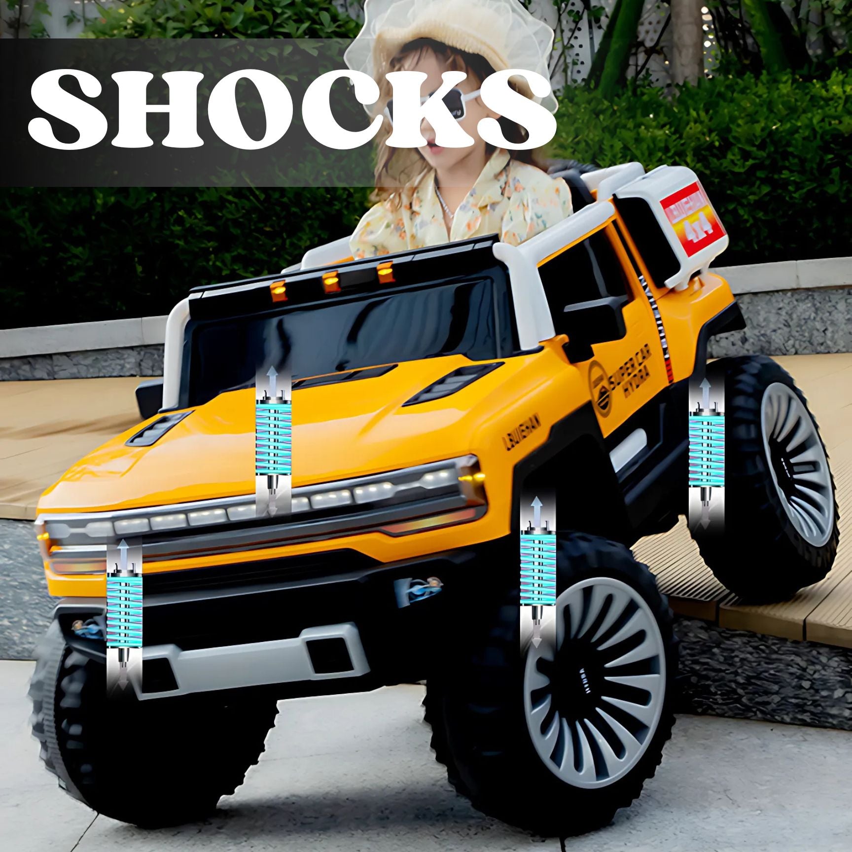 Premium 588P 4x4 Ride-On Jeep