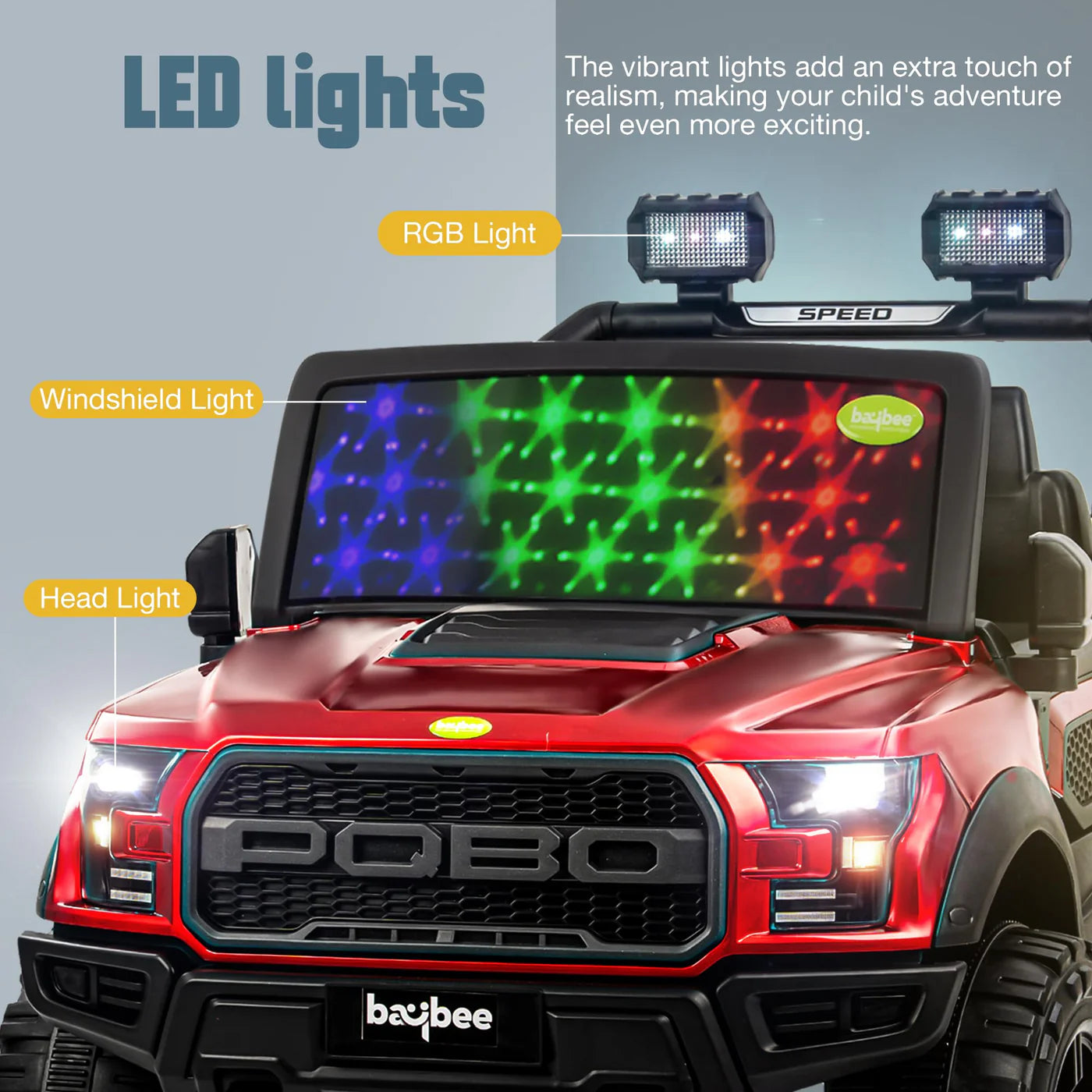Pobo Premium Ride-On Jeep
