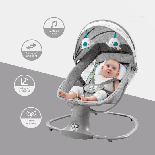 3-in-1 Multi-Functional Baby Bassinet Rocker by Mastela